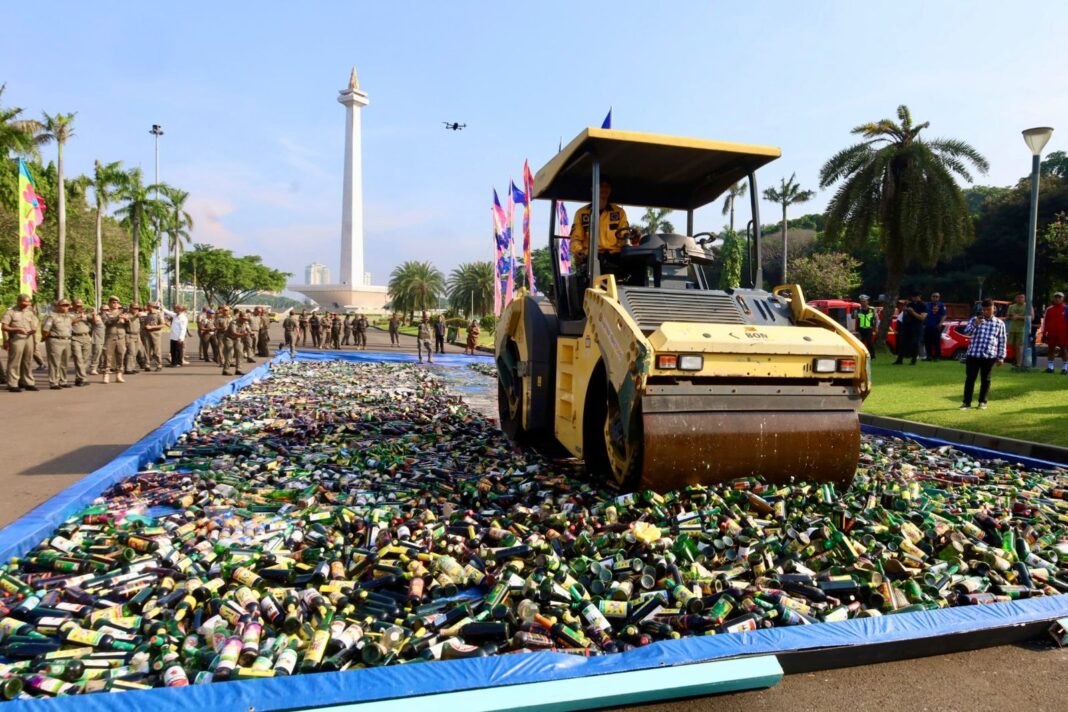 Forkopimda DKI Jakarta Musnahkan