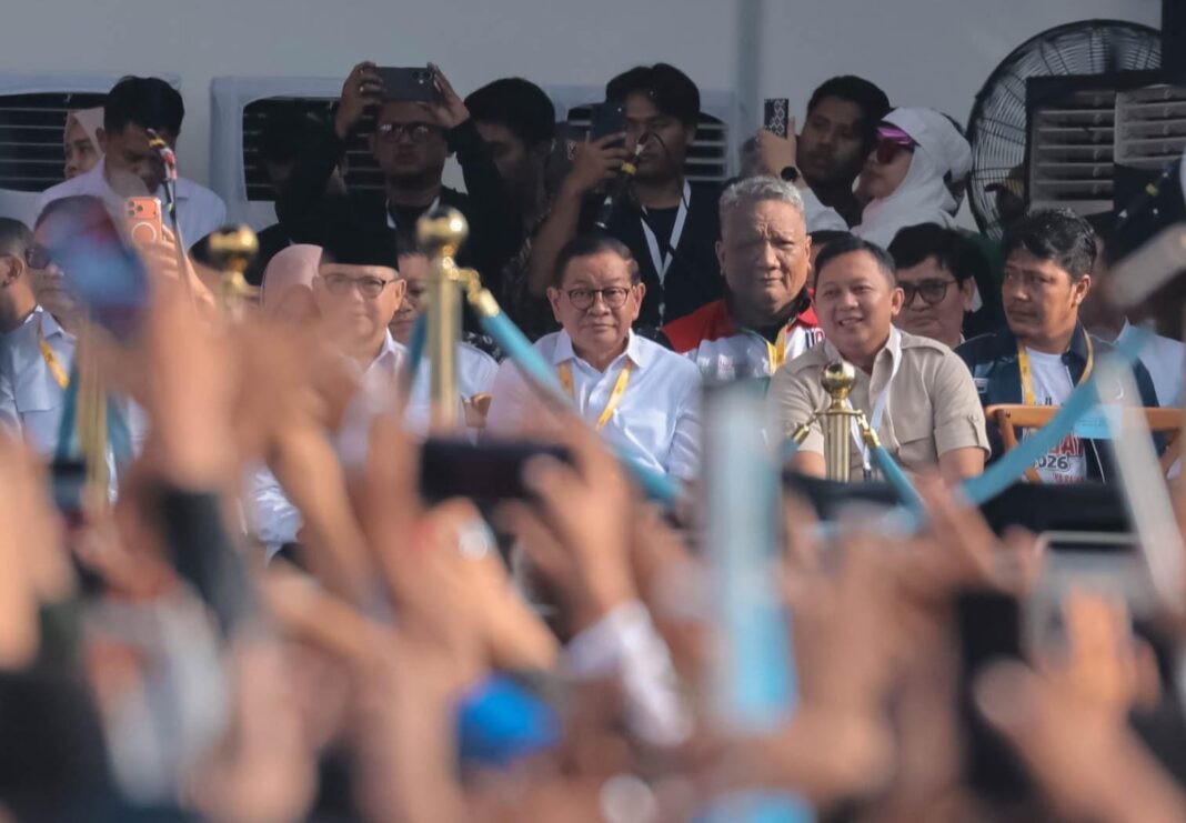 Ratusan Ribu Buruh Padati Monas, Perayaan May Day 2026 Berlangsung Meriah dan Terkoordinasi