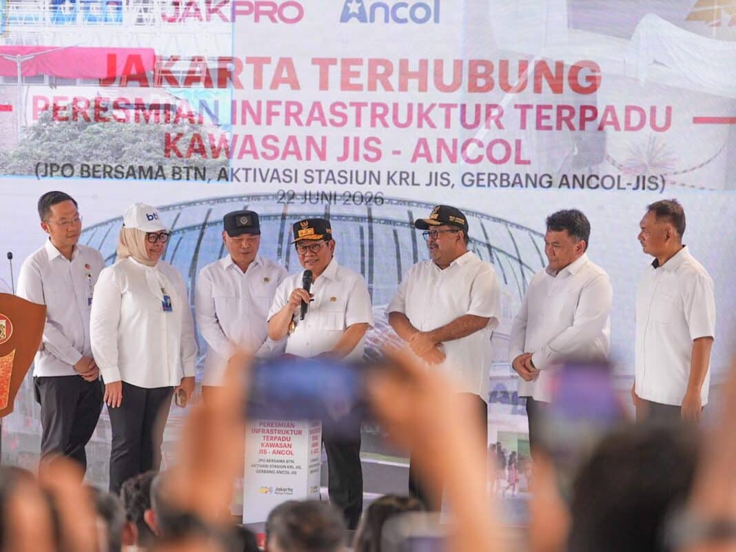 Peresmian Stasiun KRL JIS dan Infrastruktur Terpadu