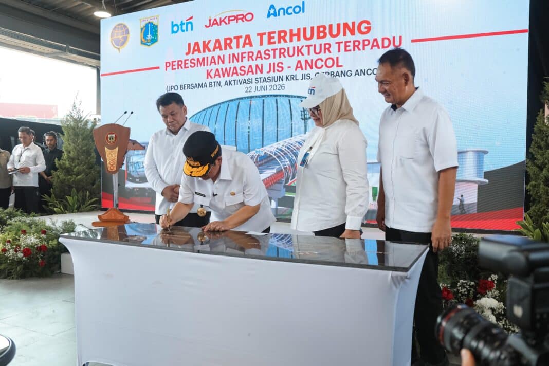 Peresmian Stasiun KRL JIS dan Infrastruktur